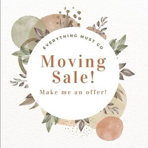 Moving Sale Offer Sign